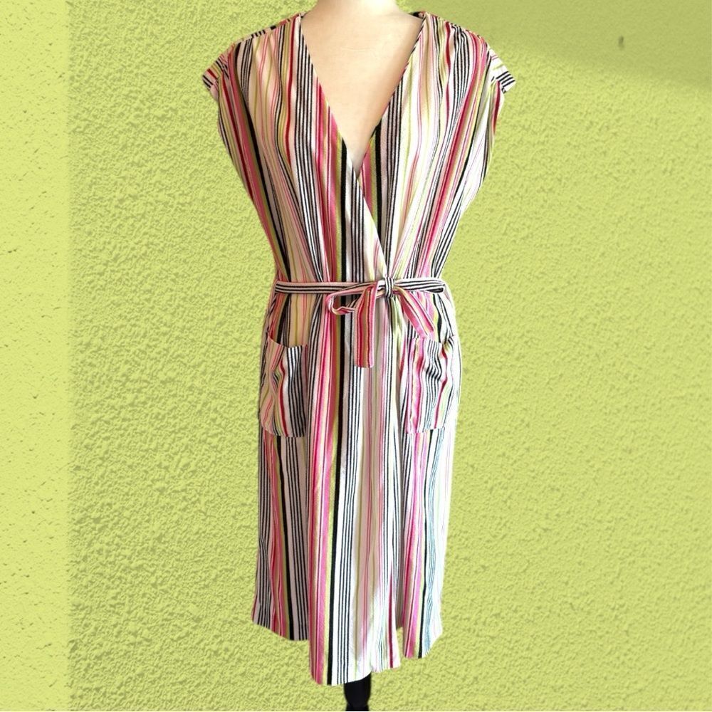 Vintage striped terry robe swim cover - Picture 9 of 9